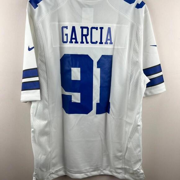Nike Dallas Cowboys Garcia #91 Jersey Men’s Size M White Away NFL Team Apparel - Picture 2 of 9